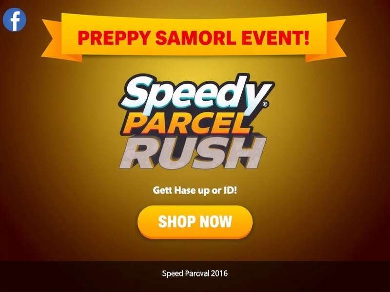 Speedy Parcel Rush Diwali event promotion